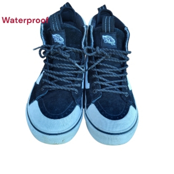 Vans Hi Sk8 MTE Utility Waterproof Tennis Shoe Sneaker Black Khaki Skate Men 8.5 - Picture 8 of 11